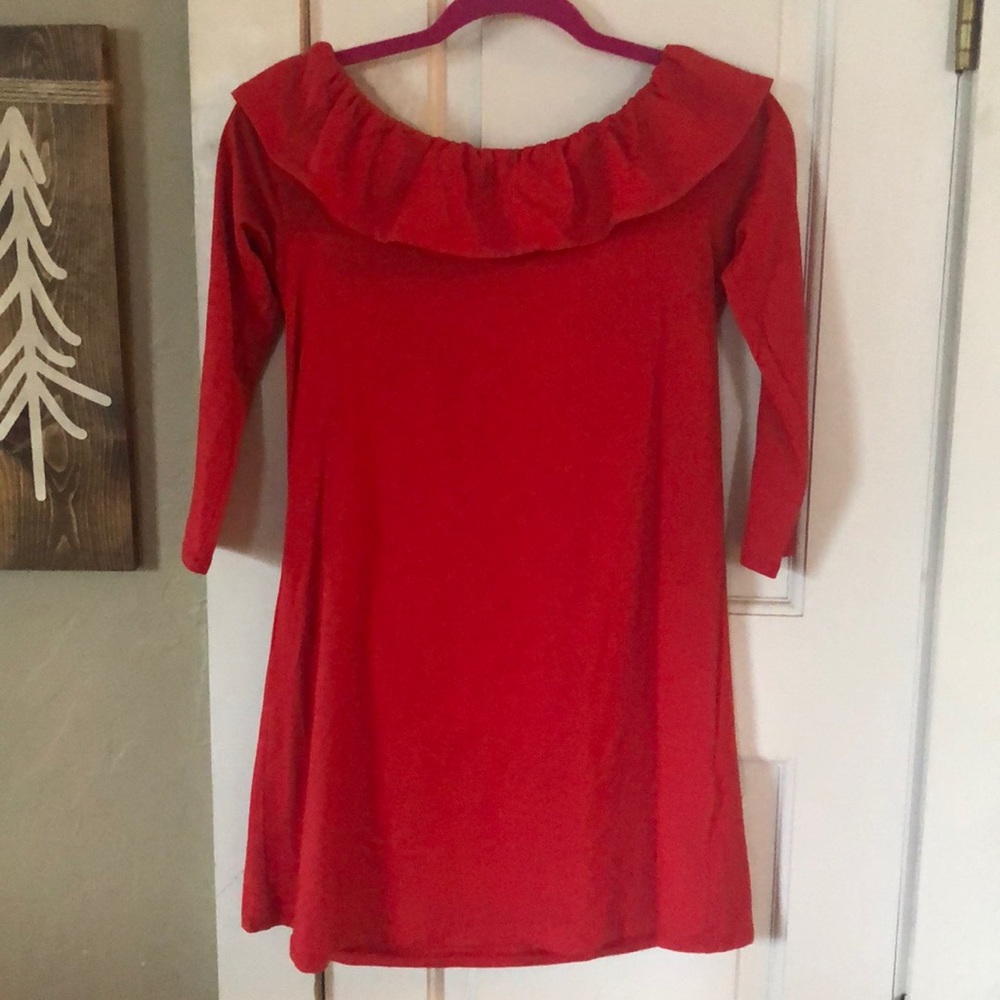 Red dress